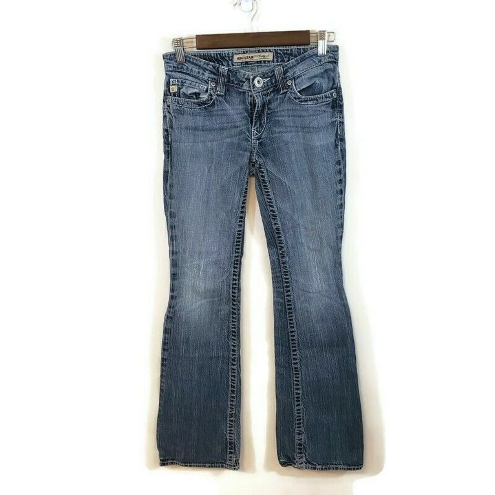 Big Star Womens Casey K Low Rise Denim Jeans